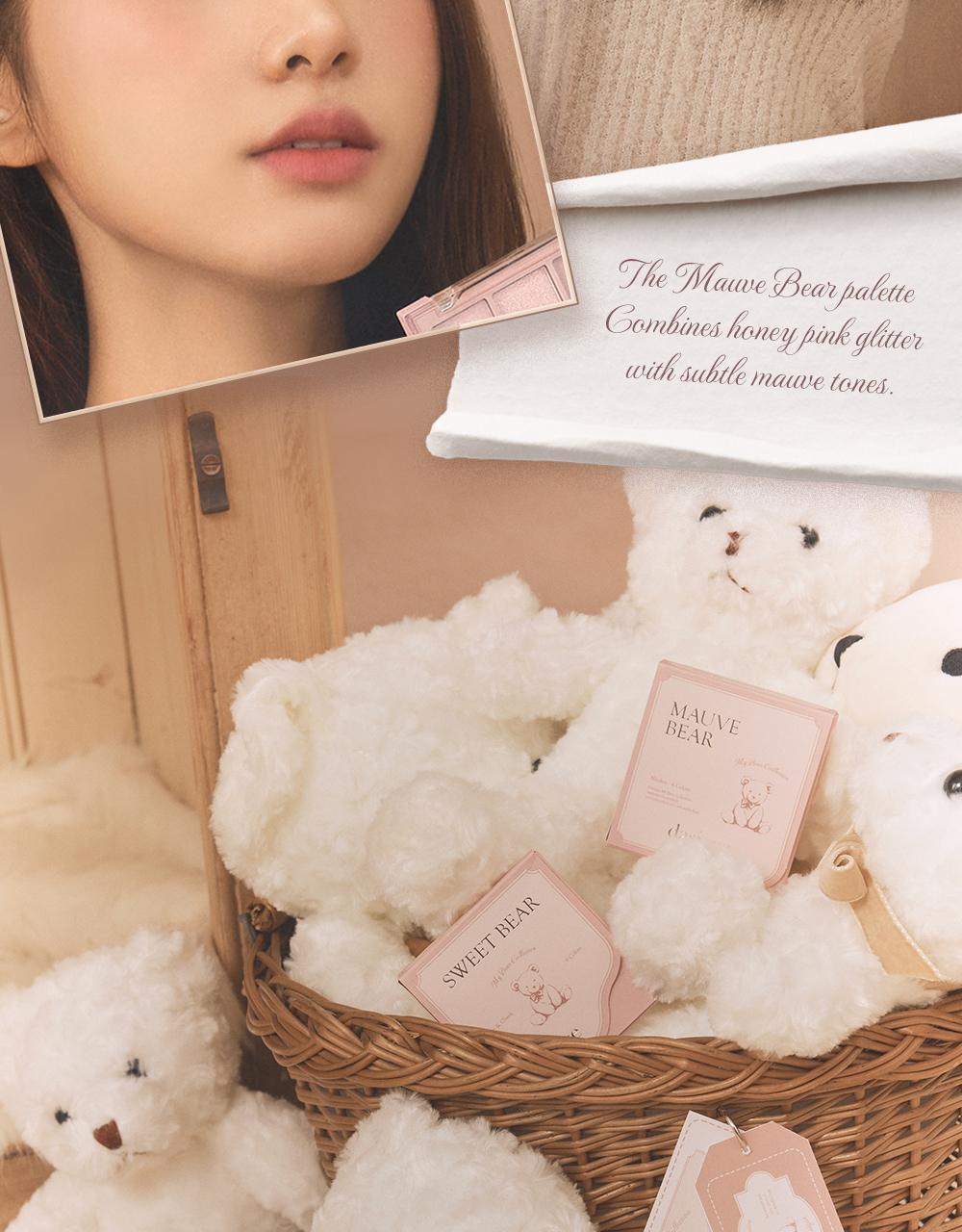 My Bear 小熊🐻系列 韓國 Dasique Shadow Palette 9色小熊眼影盤(#28-29) - 2色調選擇