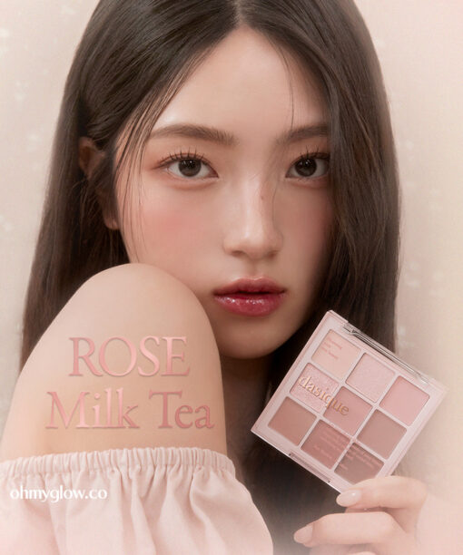 🌹 Rose Milk Tea 玫瑰奶茶系列☕ 韓國 Dasique Shadow Palette 9色眼影盤 - #27 Rose Milk Tea