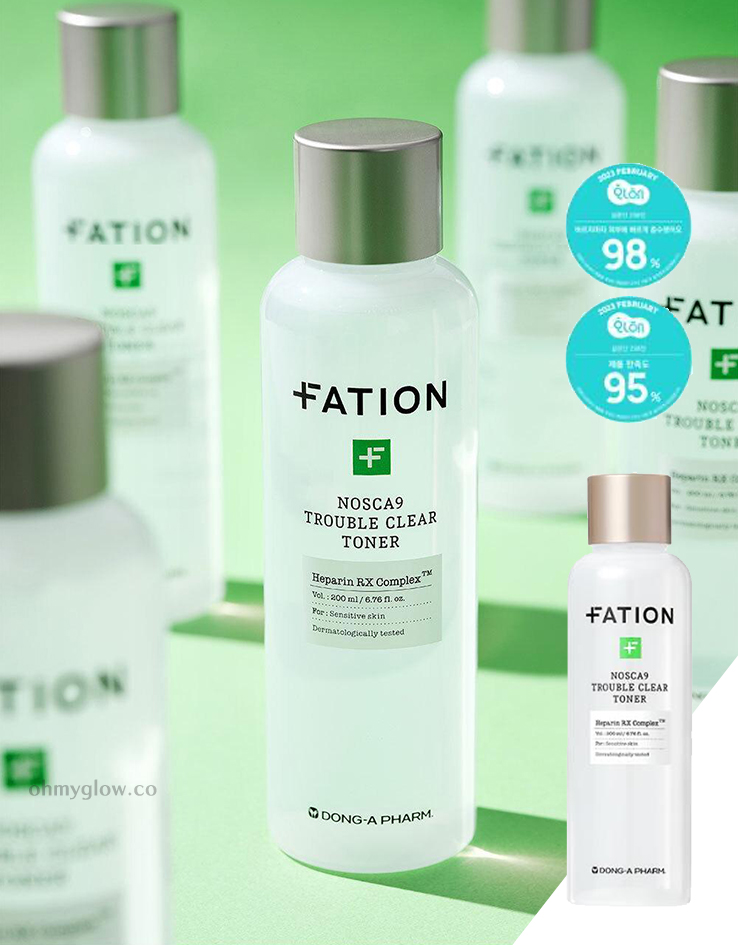 韓國 東亞藥廠 FATION Nosca9 Trouble Clear Toner 淨痘鎮靜爽膚水 - 200ml