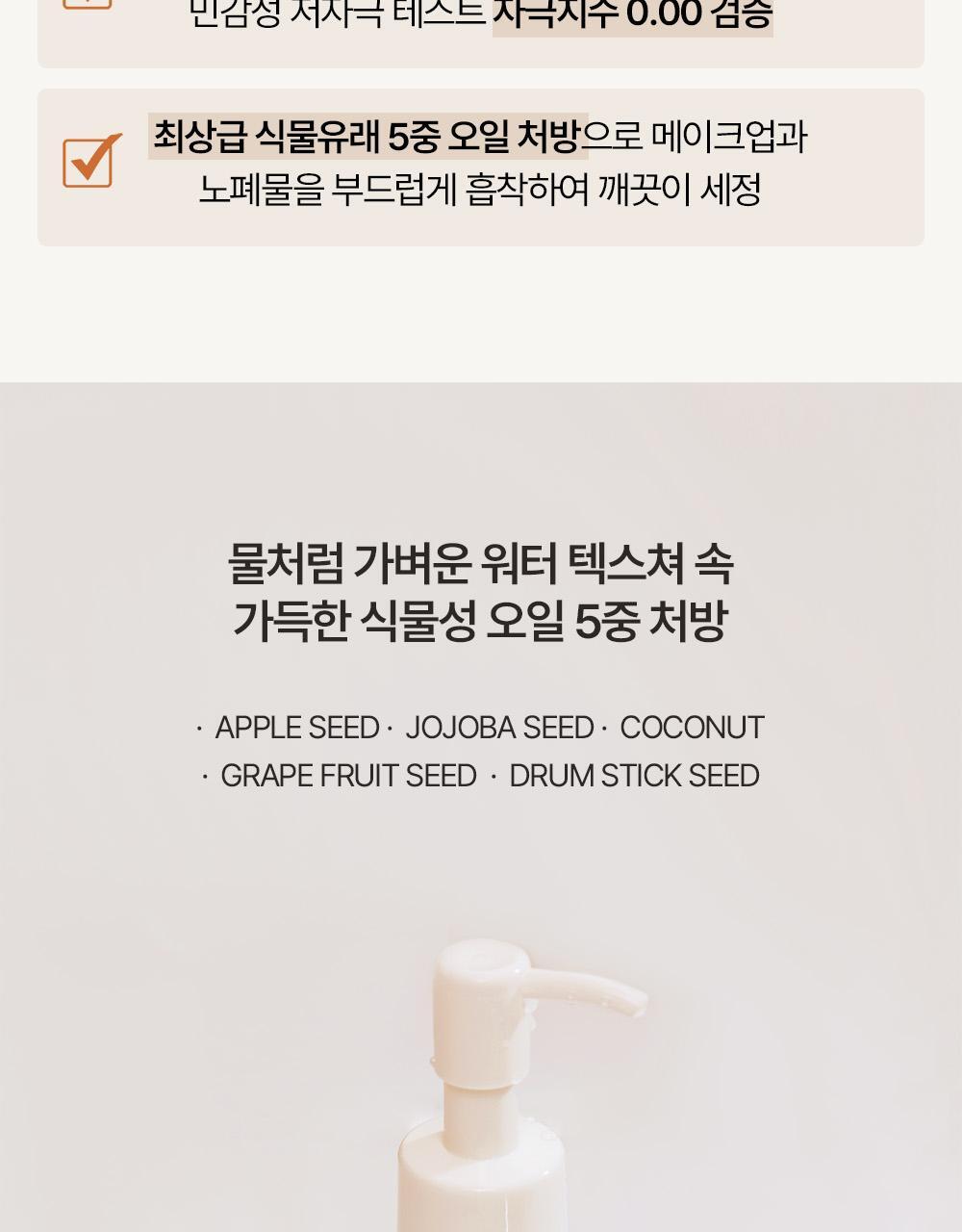 卸妝同時清黑頭～韓國 HEVEBLUE Salmon Caring Centella Llight Cleansing Oil 三文魚子PDRN積雪草輕盈清黑頭卸妝油 - 250ml