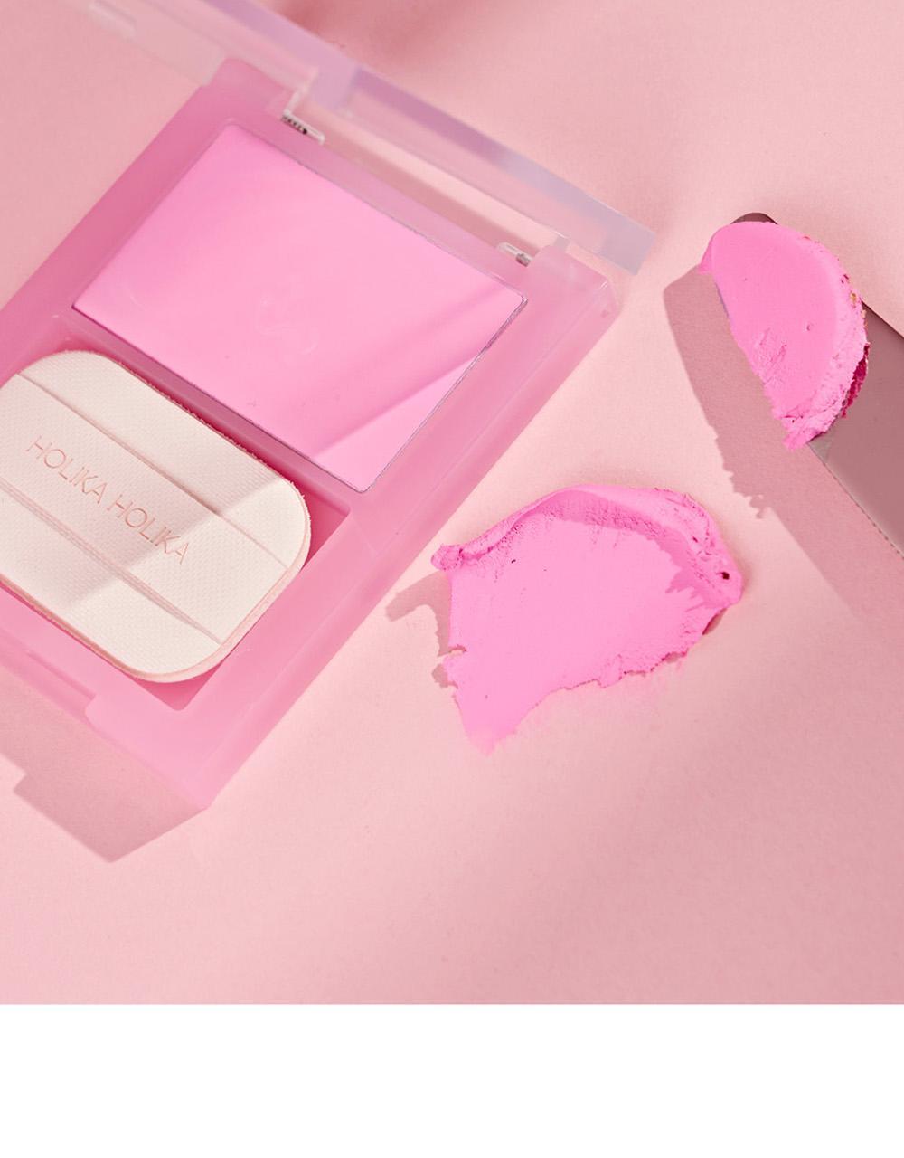 韓國 HOLIKA HOLIKA Tinted milk Cream Blush 奶油胭脂膏連粉撲 - 8色選擇