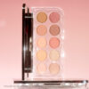 韓國 LUMMIR Light On Eyes Shadow Palette 暖桃橘調10色水光眼影盤 - 7AM Spring Morning