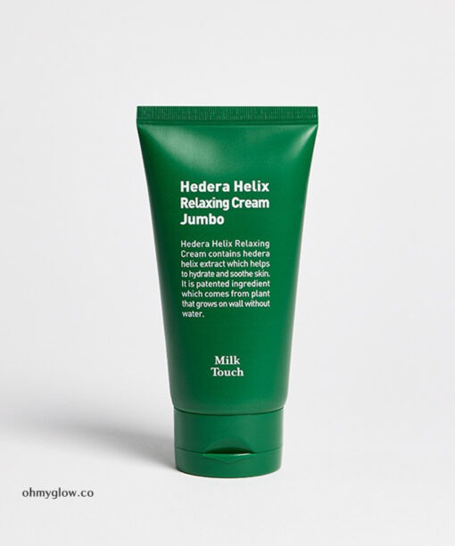 韓國 Milk Touch Hedera Helix Relaxing Cream Jumbo 💚常春藤舒緩去紅保濕純素面霜💚 - 大容量 100ml