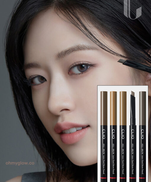 24新版～韓國 Clio Kill Brow Auto Hard Brow Pencil 雙頭平頭眉筆 - 5色選擇