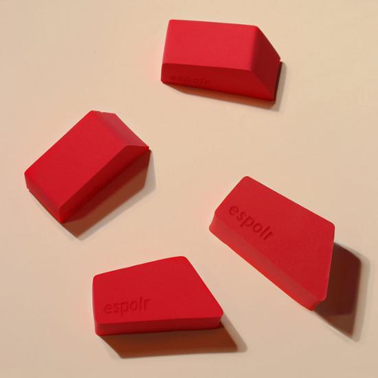 韓國 espoir Fitting Sponge Handy 貼薄粉底刮刀粉撲 4件裝