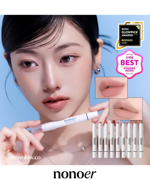 韓國大熱款～GlowPick🏆 nonoer Over Dew Lip Pencil 8小時持久唇筆 - 多色選擇