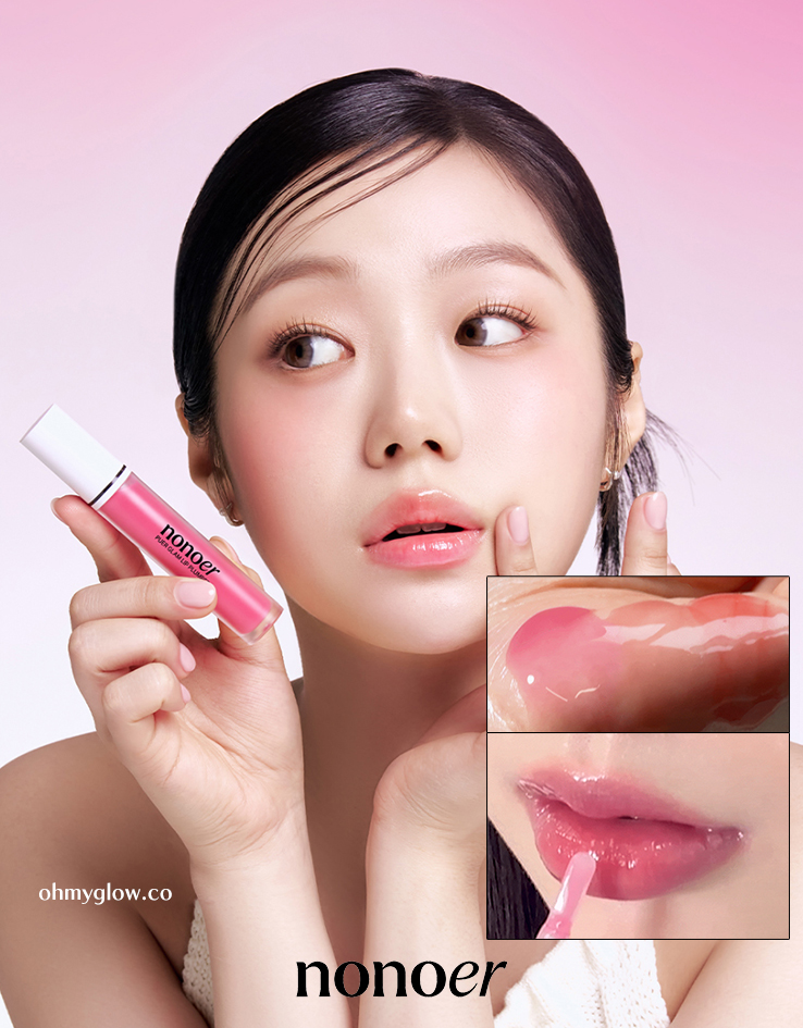 一塗健康水嫰～韓國 nonoer Pure Glam Lip Plumper 晶透光澤豐潤唇蜜 - 3色選擇