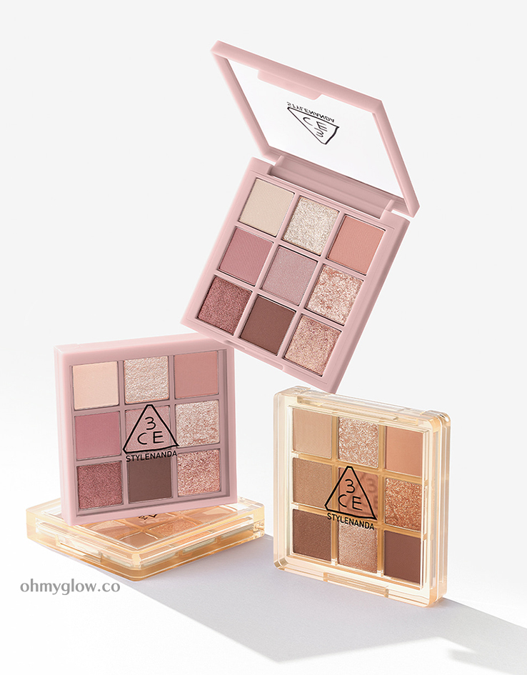 Minnie’s Pick! 最新Knotted Pink盤～韓國3CE Multi Eye Color Palette 9色眼影盤 - 多色選擇