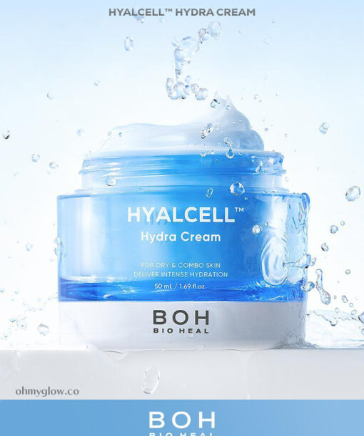20層深度補水💦韓國 韓國 BioHeal Boh Hyalcell Hydra Cream 專利Hyalcell 高效第3代納米透明質酸保濕凝膠面霜 - 50ml