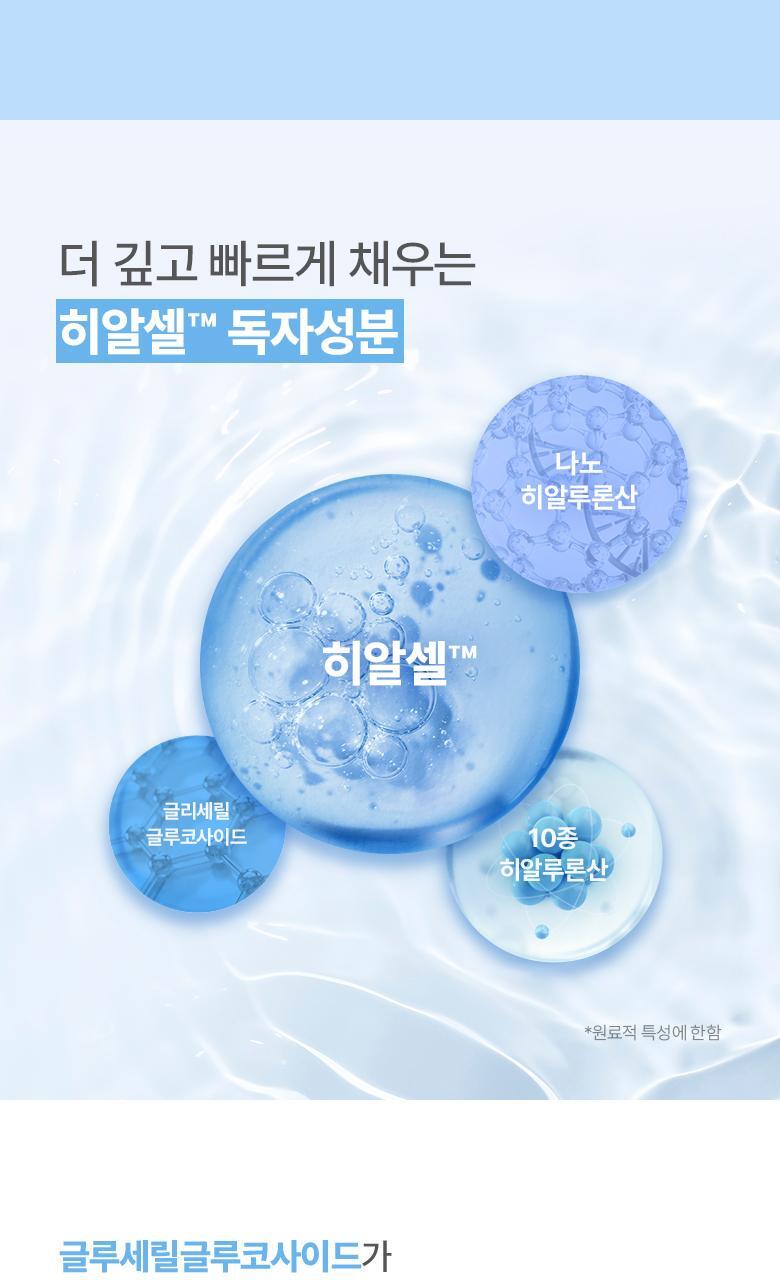 20層深度補水💦韓國 BioHeal Boh Hyalcell Hydra Serum 專利Hyalcell 高效第3代納米透明質酸保濕精華 - 50ml