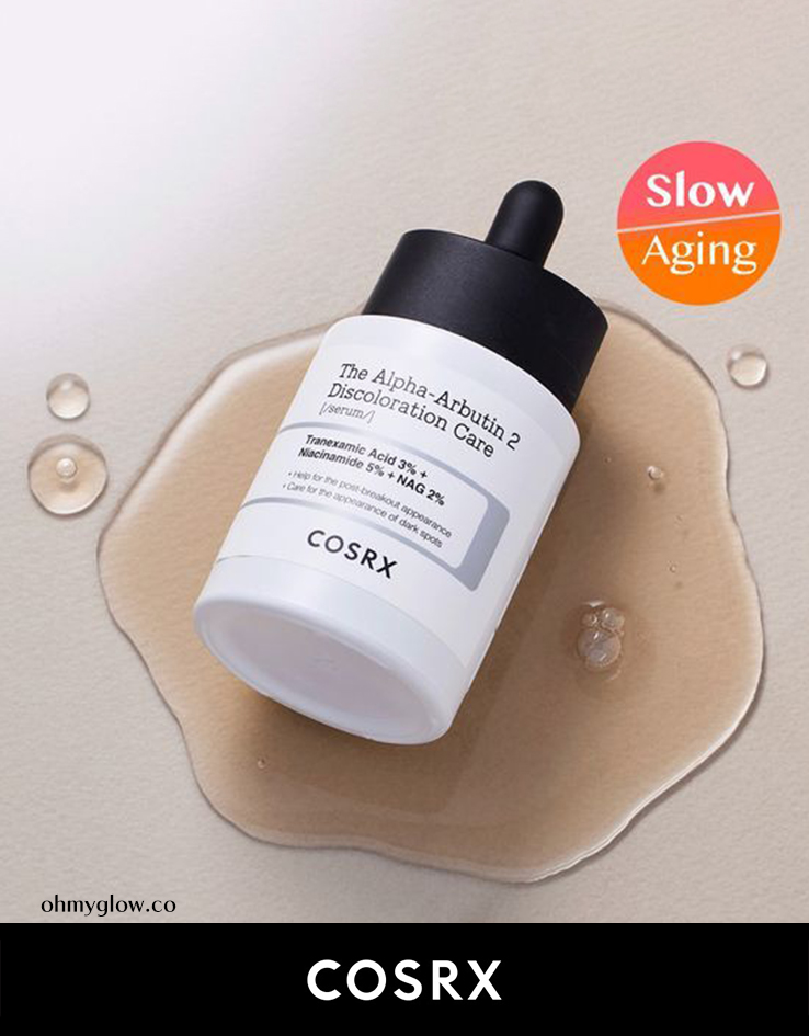 去痘印色斑～韓國 COSRX The Alpha-Arbutin 2 Discoloration Care Serum ⭐ 高效美白淡瑕精華 - 50ml