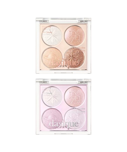 韓國節日限量⋆⁺₊⋆ ☾⋆⁺₊⋆Dasique Starry Night Shadow Palette 星夜閃耀4色亮片眼影盤 - 2色調選擇
