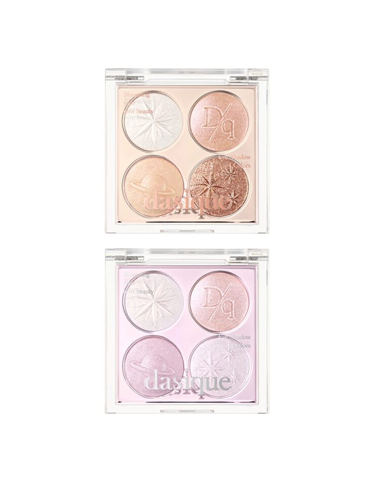 韓國節日限量⋆⁺₊⋆ ☾⋆⁺₊⋆Dasique Starry Night Shadow Palette 星夜閃耀4色亮片眼影盤 - 2色調選擇