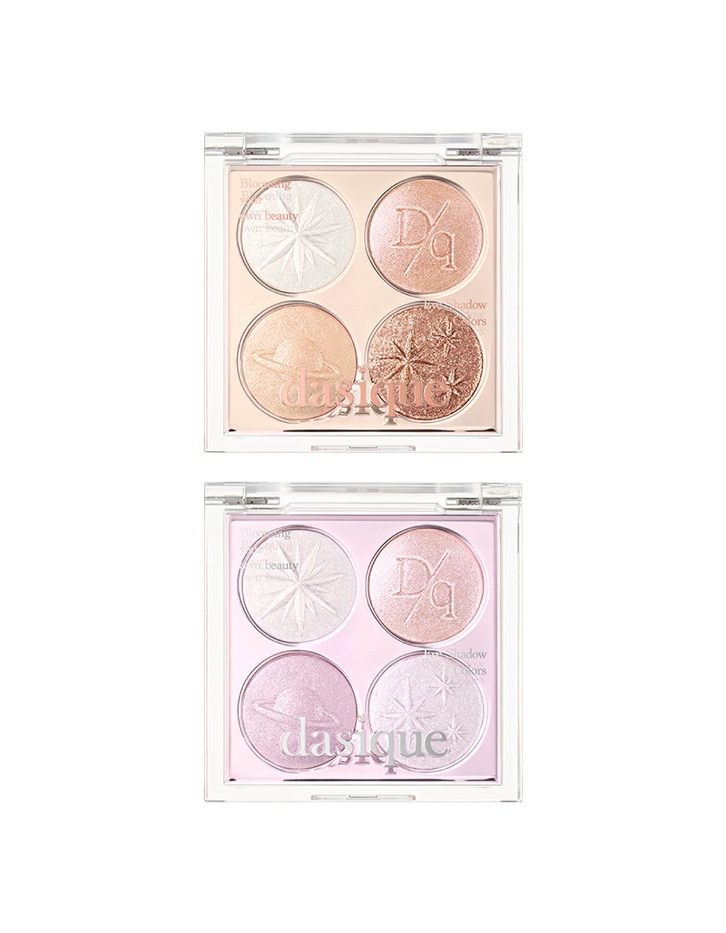 韓國節日限量⋆⁺₊⋆ ☾⋆⁺₊⋆Dasique Starry Night Shadow Palette 星夜閃耀4色亮片眼影盤 - 2色調選擇 韓國節日限量⋆⁺₊⋆ ☾⋆⁺₊⋆Dasique Starry Night Shadow Palette 星夜閃耀4色亮片眼影盤 - 2色調選擇