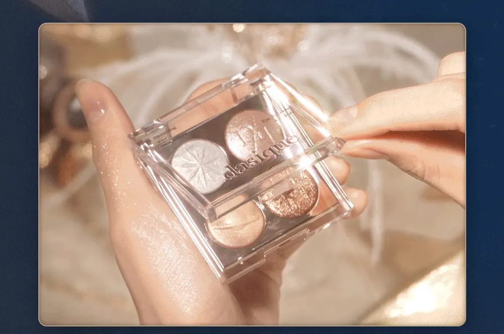 韓國節日限量⋆⁺₊⋆ ☾⋆⁺₊⋆Dasique Starry Night Shadow Palette 星夜閃耀4色亮片眼影盤 - 2色調選擇