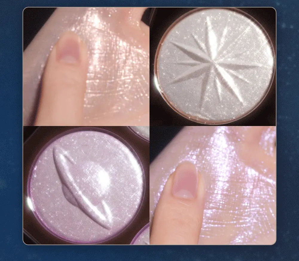 韓國節日限量⋆⁺₊⋆ ☾⋆⁺₊⋆Dasique Starry Night Shadow Palette 星夜閃耀4色亮片眼影盤 - 2色調選擇