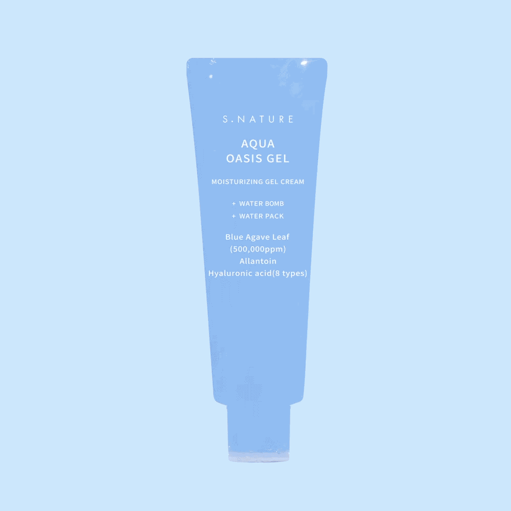 韓國 S NATURE Aqua Oasis Moisturizing Gel Cream 綠洲保濕水凝面霜 - 80ml