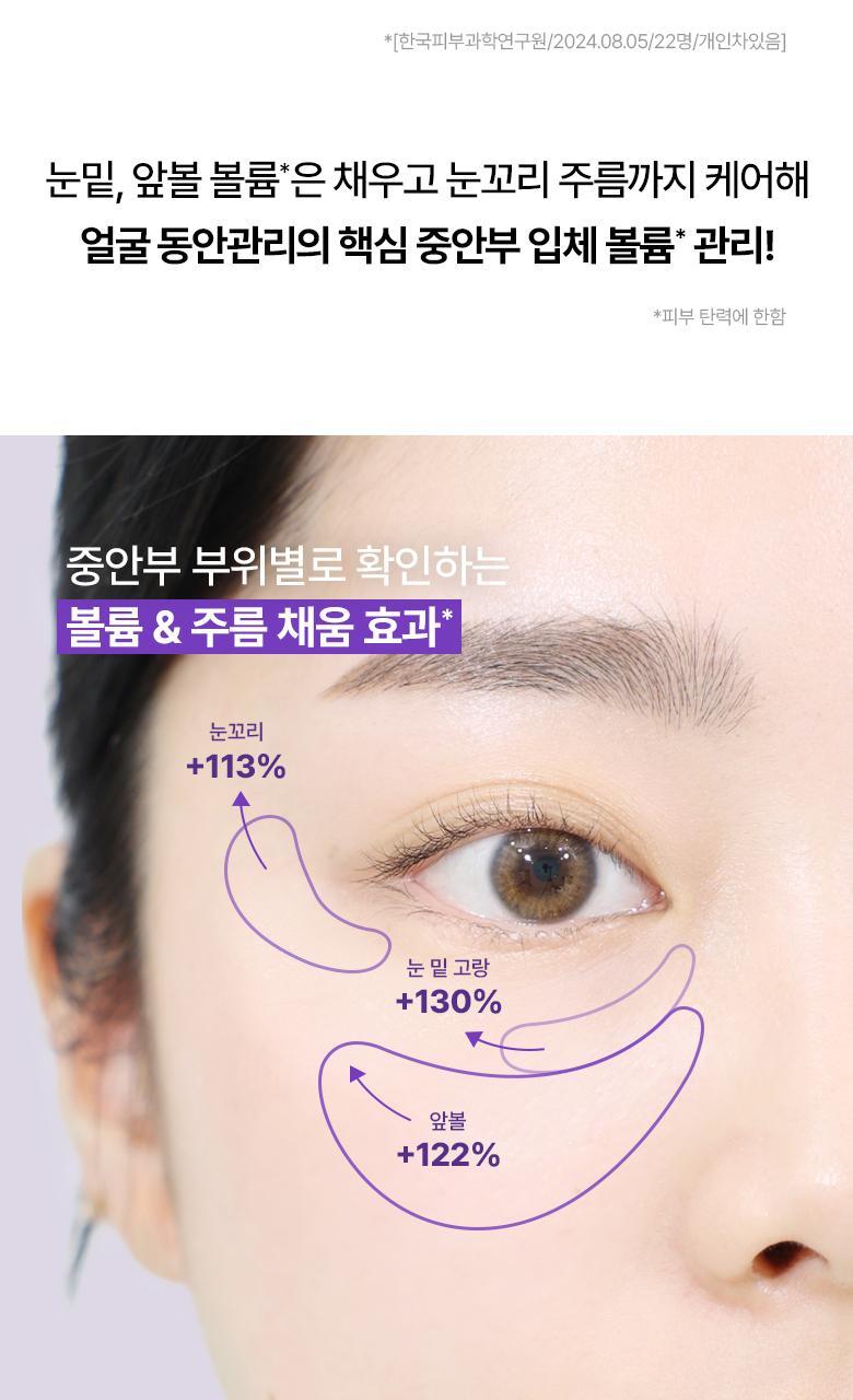 韓國黑科技 醫美級無痛緊緻提拉!BioHeal BOH x Oligio Probioderm 3D Lifting Voluming Patch 益生菌3D提拉抗老高彈性凝膠面頰面膜 4+1P - 5片裝