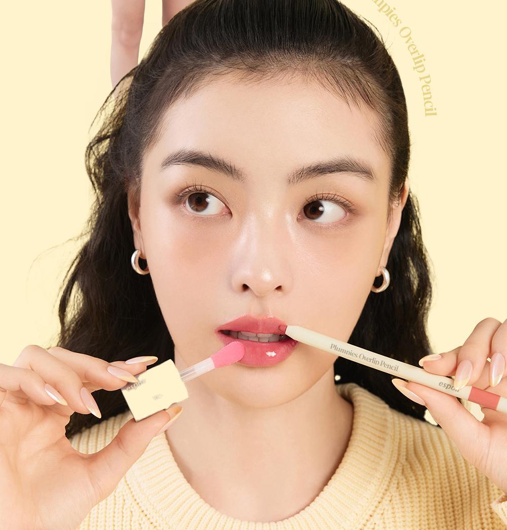韓國 espoir Plumpies Overlip Lip Pencil 涼感豐唇唇筆連暈染唇刷 - 4色選擇