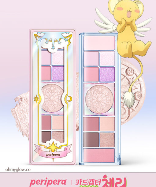 【限量小櫻系列】眼影X胭脂X高光 3合1 peripera All Take Mood Like Palette 綜合妝容盤眼影盤 - #05 clear winter