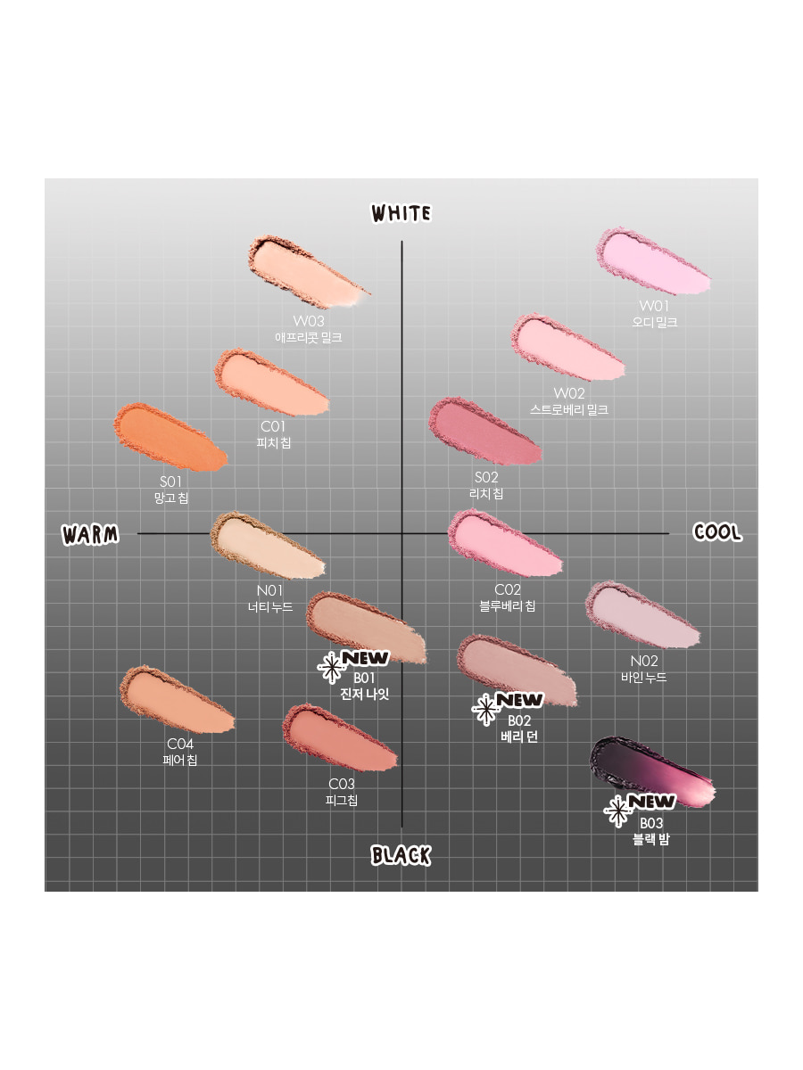 romand X INAPSQUARE 聯乘 Better Than Cheek (#B01-B03) - 3色選擇