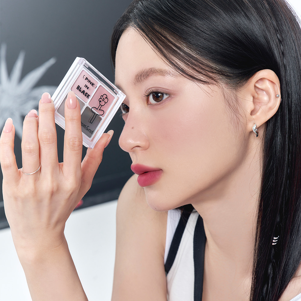 韓國 romand X INAPSQUARE 聯乘 #Black Spectrum系列 Better Than Eyes 四色眼影盤 (#B01-B03) - 3色選擇 韓國 romand X INAPSQUARE 聯乘 #Black Spectrum系列 Better Than Eyes 四色眼影盤 (#B01-B03) - 3色選擇