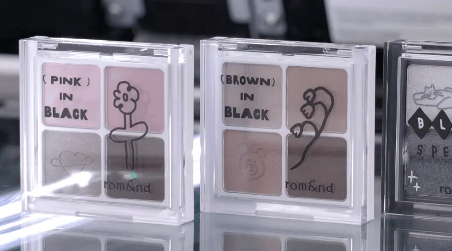 韓國 romand X INAPSQUARE 聯乘 #Black Spectrum系列 Better Than Eyes 四色眼影盤 (#B01-B03) - 3色選擇