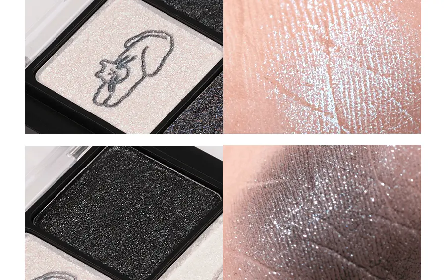 韓國 romand X INAPSQUARE 聯乘 #Black Spectrum系列 Better Than Eyes 四色眼影盤 (#B01-B03) - 3色選擇