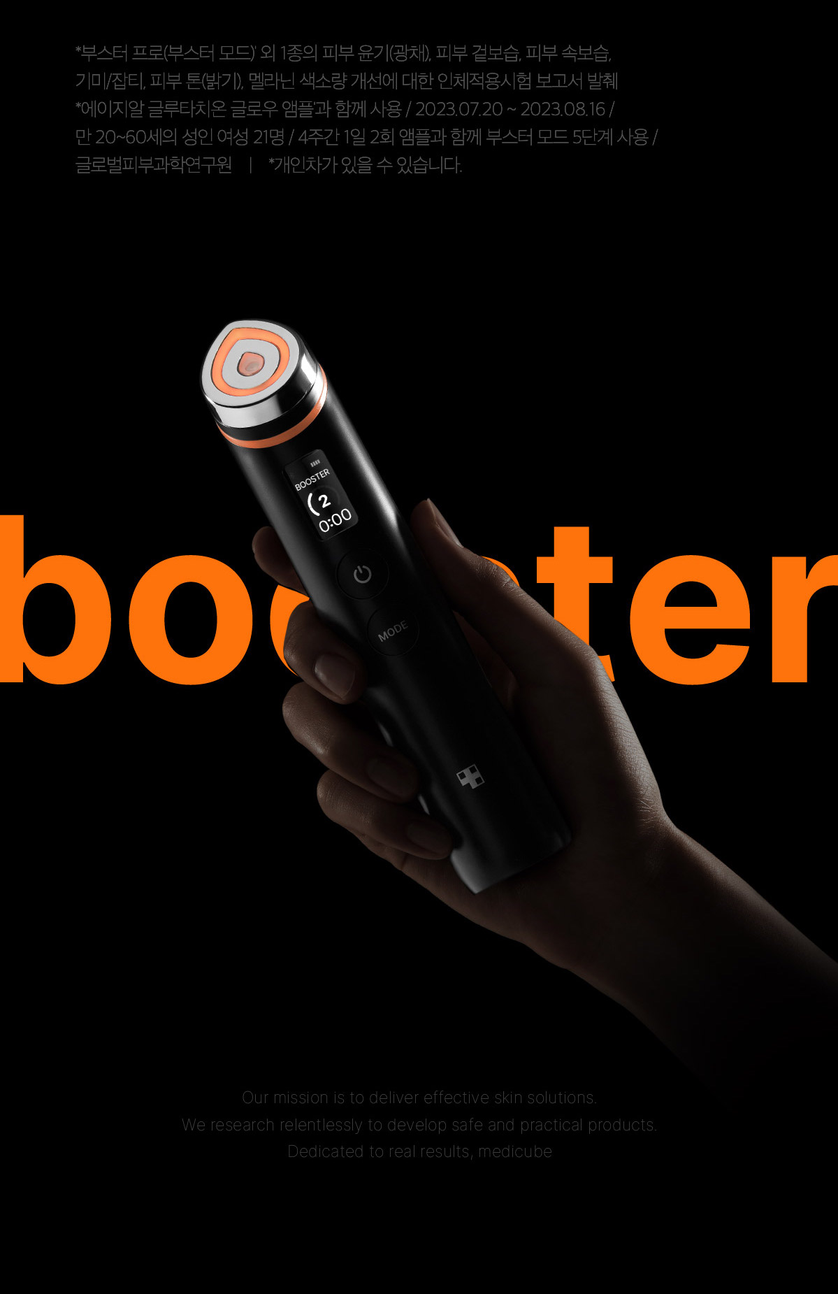 下單照價93折! 韓國No.1美容儀！Medicube Age-R Booster Pro 智慧6in1多功能美容儀 - 黑色