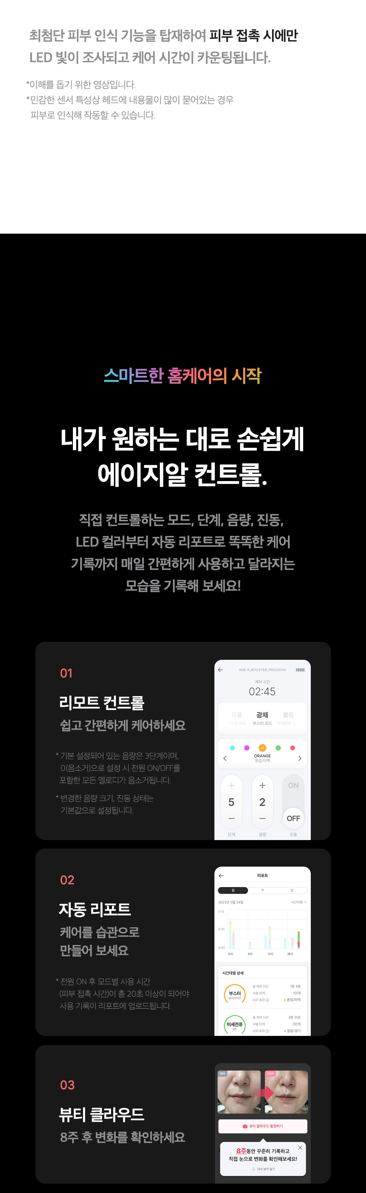 下單照價93折! 韓國No.1美容儀！Medicube Age-R Booster Pro 智慧6in1多功能美容儀 - 黑色