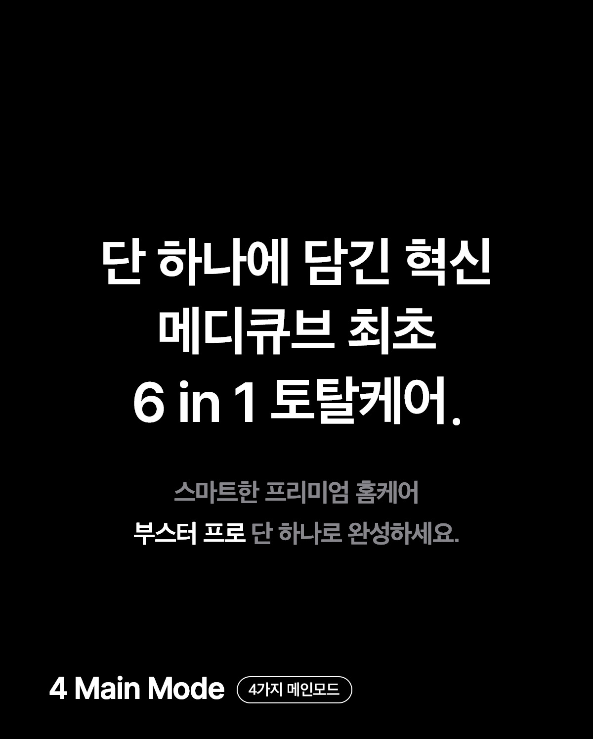 下單照價93折! 韓國No.1美容儀！Medicube Age-R Booster Pro 智慧6in1多功能美容儀 - 黑色