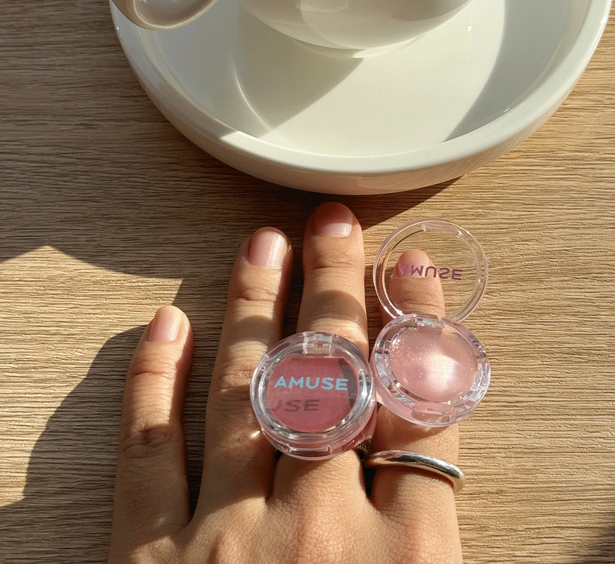 首飾 X 唇霜~韓國 AMUSE X 員瑛 Ring Lip Balm 💍介指造型便儶掛飾護唇唇霜 - 5色選擇