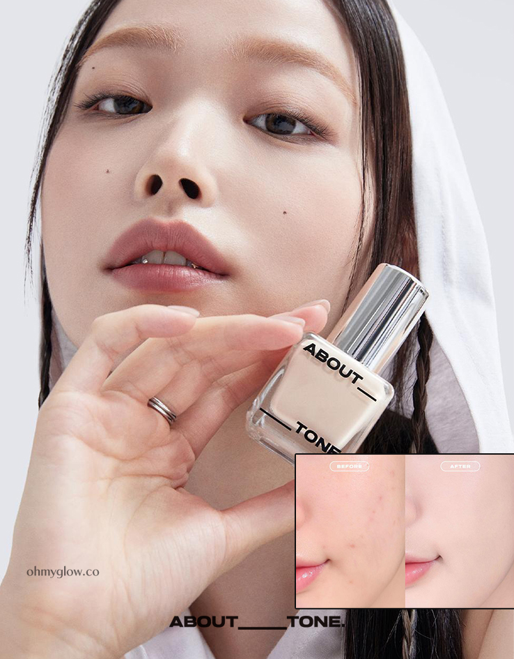 韓國 About tone Skin Layer Fit Foundation SPF30 PA++ 24小時持久半霧面絲滑無瑕粉底液 - 5色選擇