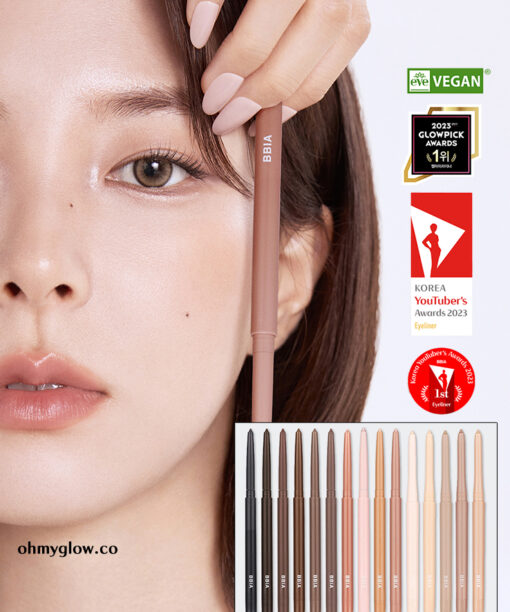 AI Edition系列新色入! BBIA Last Auto Gel Eyeliner (NEW) 多用途眼影卧蠶眼線膠筆(#01-20) - 20色選擇