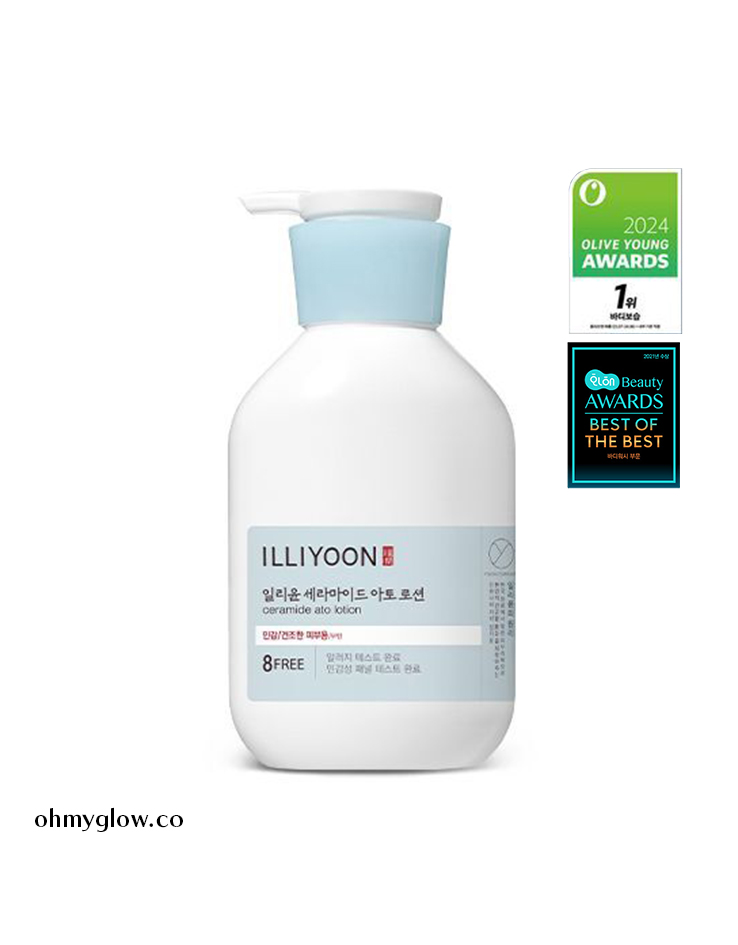 韓國No.1身體保濕🏆韓國 ILLIYOON Ceramide ATO Lotion 神經醯胺保濕修護身體乳液 - 350ml