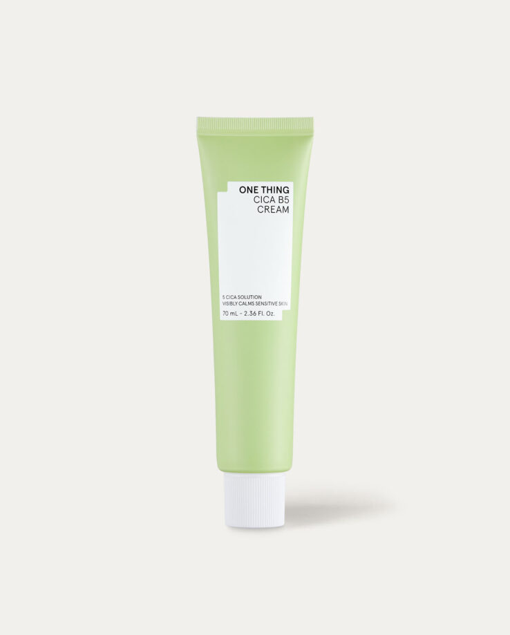 天然強化肌膚修復力～韓國 One Thing Cica B5 Cream 🌿 5重積雪草B5修復屏障鎮靜面霜 - 70ml