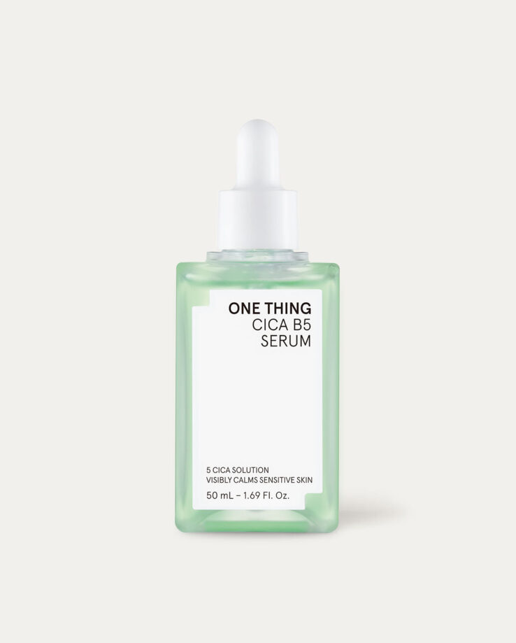 天然強化肌膚修復力～韓國 One Thing Cica B5 Serum 🌿 5重積雪草維B5修復屏障鎮靜精華液 – 50ml