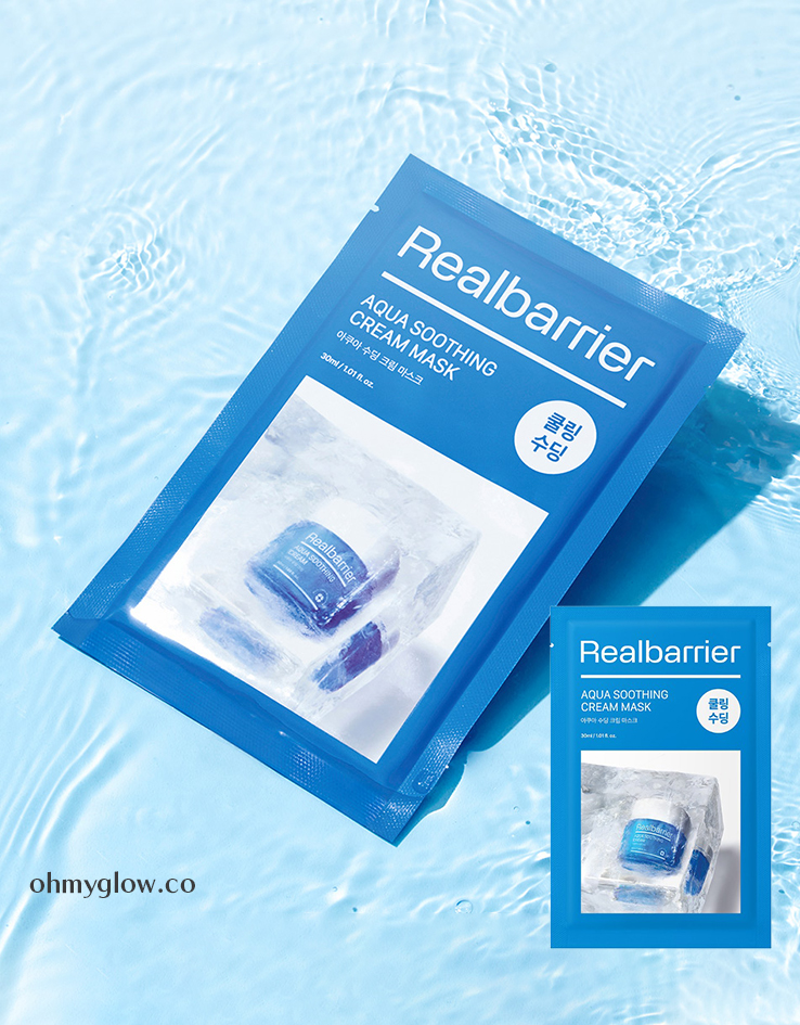 韓國 Real Barrier Aqua Soothing Cream Mask 速效補水舒緩精華面霜面膜 - 2種選擇