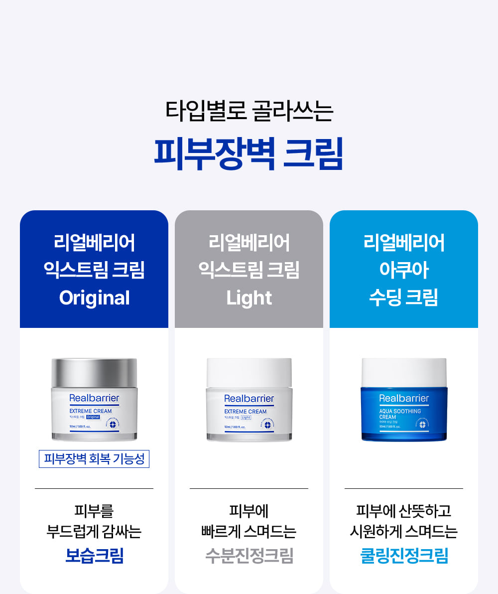 韓國 REAL BARRIER Extreme Cream Light 高效保濕修復肌膚屏障輕盈保濕面霜 - 50ml