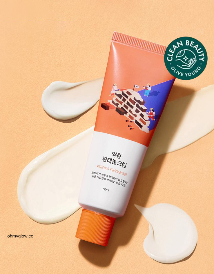 120小時長效保濕效果～韓國 Round Lab Soybean Panthenol Cream 黑豆泛醇B5修復肌屏深層保濕面霜 - 80ml