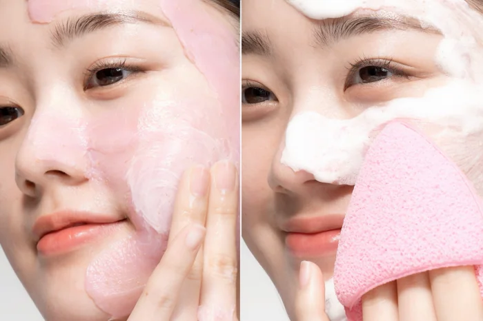多效合1~ 韓國 April Skin Pink Aloe Pack Cleanser 粉紅蘆薈潔顏蛋白霜 120g