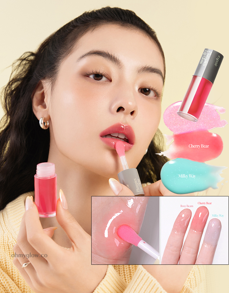 韓國 espoir Plumpies Lip Gloss 3D豐唇水潤唇蜜 - 3色選擇