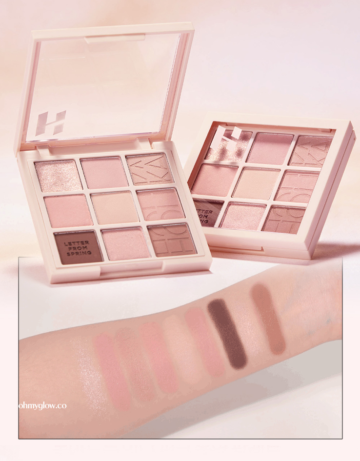 GlowPick🏆 Holika Holika My Fave Mood Eye Palette 9色眼影盤 裸粉棕調- #11 Letter from Spring