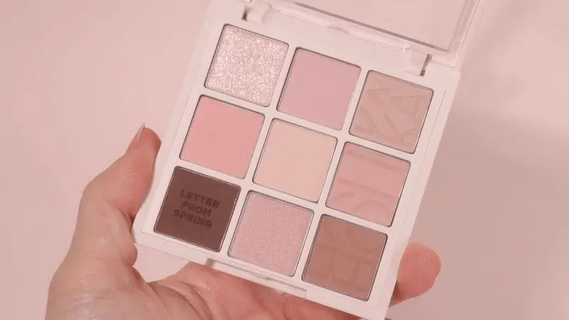 GlowPick🏆 Holika Holika My Fave Mood Eye Palette 9色眼影盤 裸粉棕調- #11 Letter from Spring