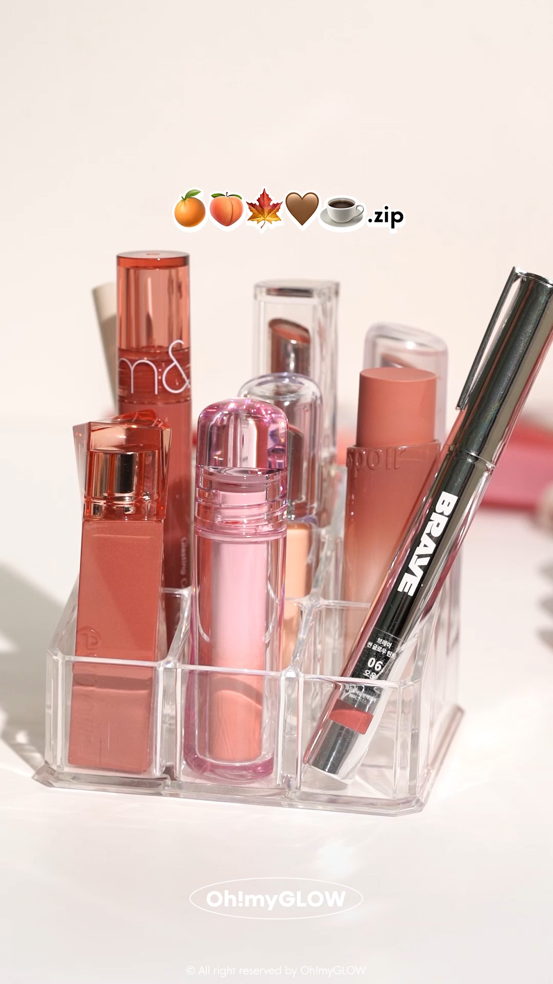 CAP圖留底睇真啲 .zip 2024小編私心 暖調氛圍感 楓茶色唇彩推薦 Espoir Couture Lip Tint Glaze 瑩潤果汁鏡面唇釉(#01-12)- 12色選擇 #10 Pinky Lowkey etude Over Glowy Tint 水亮鏡面唇釉 – 6色選擇 #04 Baby Otter Brown romand 全新唇釉！Glasting Color Gloss #AngelRing 天使光環 糖漿唇蜜 – 6色選擇 06 DEEPEN MOOR oenir Our Glow Lip 輕透水潤水光唇膏 – 6色選擇 12 Toasty LUMMIR Melting Fit Shine Balm 高光水光潤澤唇膏 – 14色選擇 8PM 05 NUR Laka Bulky Matte Lipstick 豐唇柔滑霧面唇膏 (#401-410) – 10色選擇 #408 Bebe Almond Laka Bonding Glow Lipstick 鏡面果凍潤澤純素唇膏 – 16色選擇 213 Jeff espoir X Winter Nowear Lipstick Balming Glow 水光潤澤純素唇膏(#01-11) – 11色選擇 07 Ash Maple BRAYE Thin Glow Tint 扮工型格 鋼筆水亮唇釉(#01-10) – 10色選擇 06 Own
