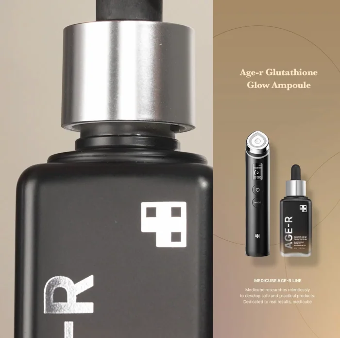 新包裝～韓國 medicube Age-R Glutathione Glow Serum Age-R 穀胱甘肽煥彩美白緊緻安瓶精華 - 30ml