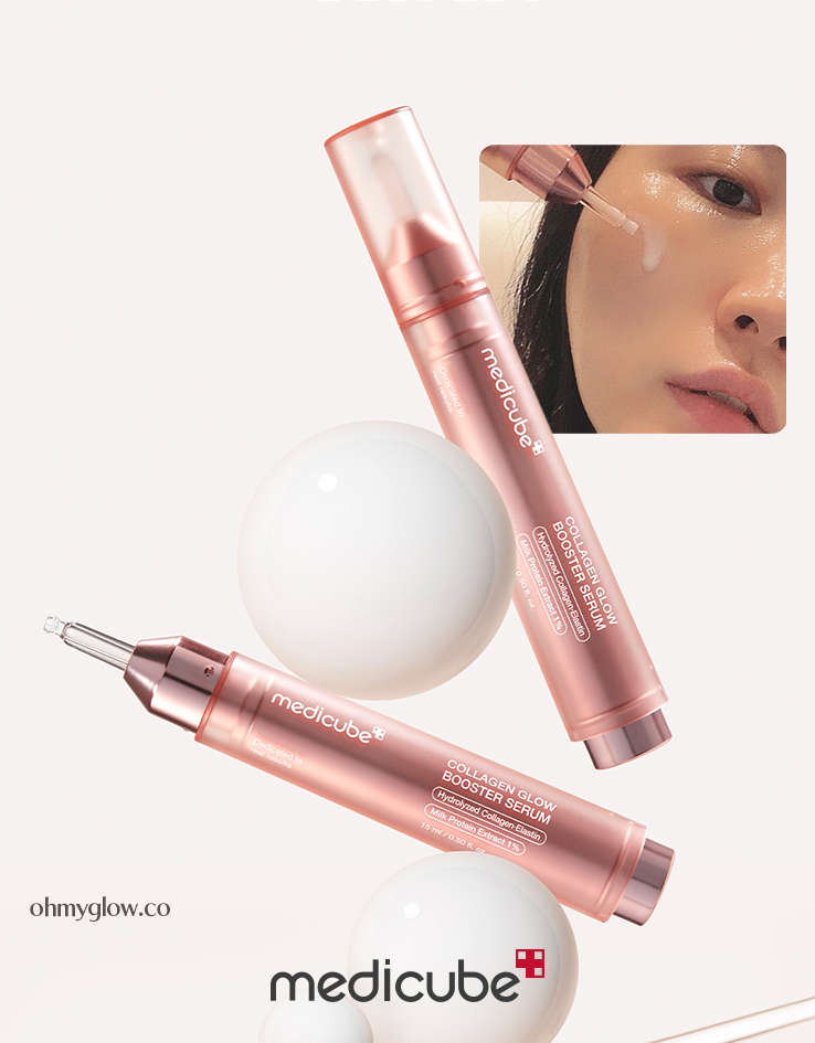 速效導入～韓國 medicube Collagen Glow Booster Serum 膠原水光超導精華 - 15ml