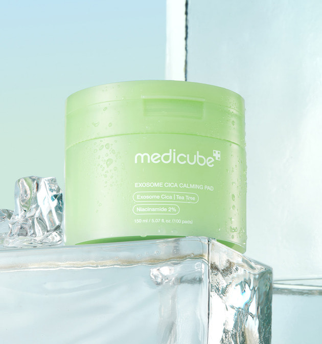 痘痘肌～韓國 medicube Exosome Cica Calming Pad 第4代高效能積雪草舒緩爽膚棉片 - 70片裝