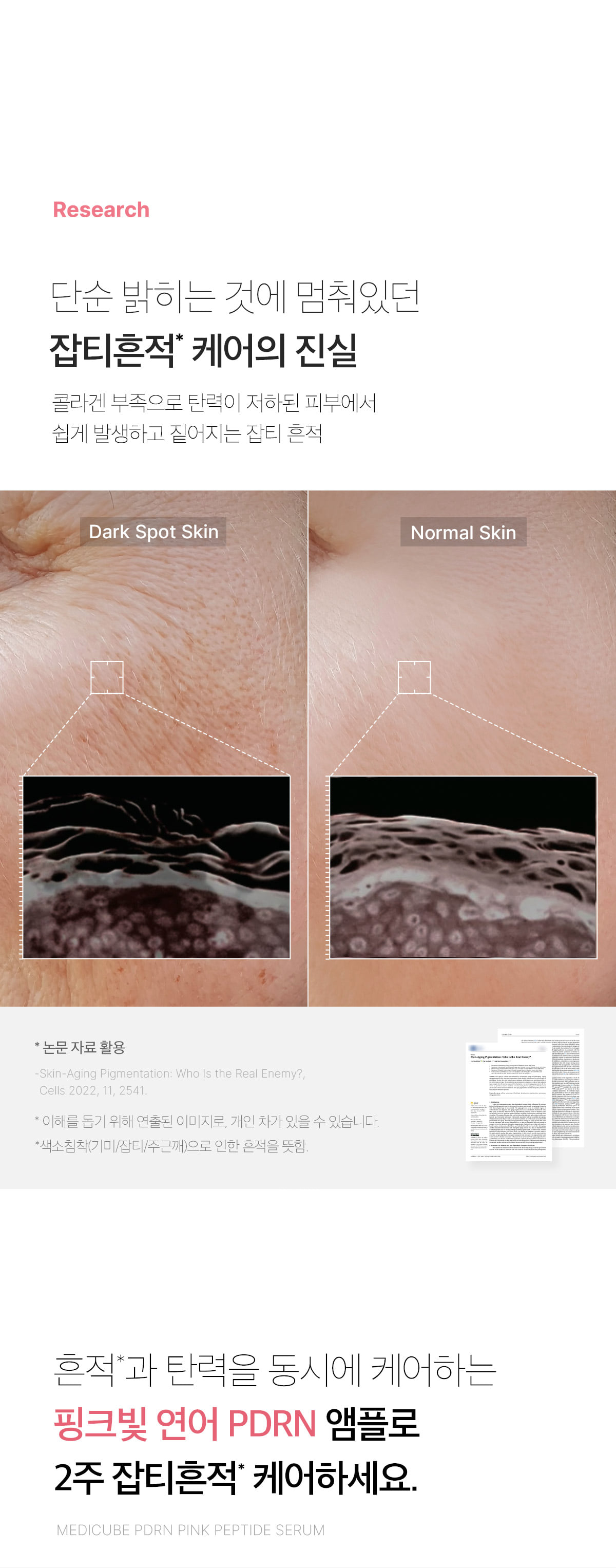 2週美白去印~韓國 medicube PDRN Pink Peptide Serum 三文魚PDRN粉紅B12胜肽膠原蛋白安瓶 - 30ml