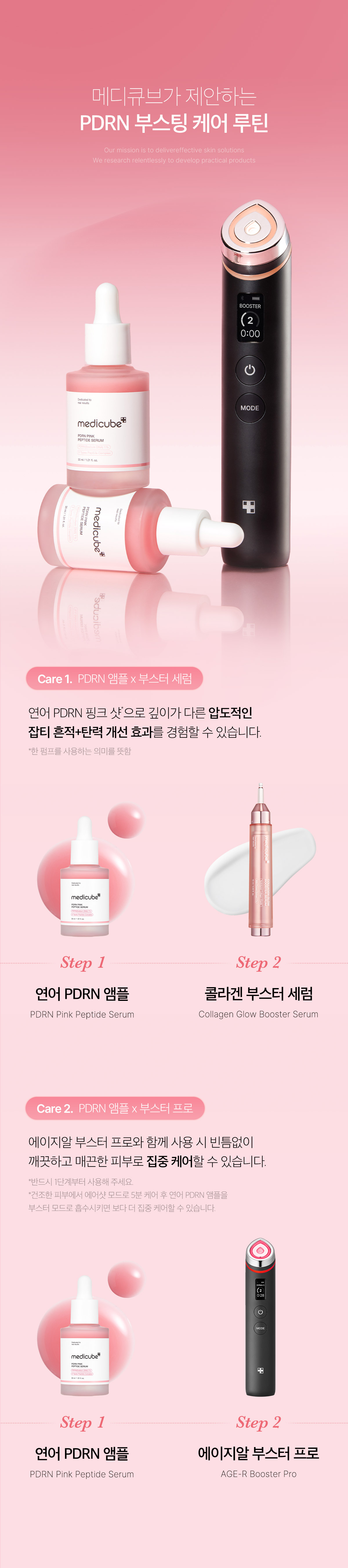 2週美白去印~韓國 medicube PDRN Pink Peptide Serum 三文魚PDRN粉紅B12胜肽膠原蛋白安瓶 - 30ml